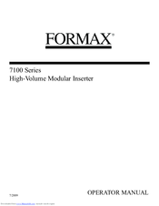 Formax 7100 Series Operator's Manual