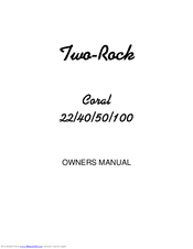 Premier Builders Guild Two-Rock Coral 40 Owner's Manual