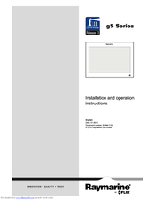 Lighthouse Raymarine gS95 Installation And Operation Instruction Manual