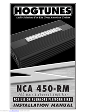 Hogtunes NCA 450-RM Installation Manual