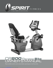 Spirit Fitnes CR800 Owner's Manual
