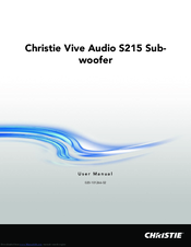 Christie Vive S215 User Manual