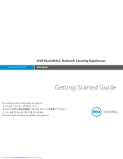 Dell SonicWall NSA 2600 Getting Started Manual