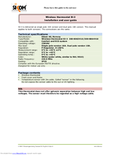 SiKom SI-3 Installation And User Manual