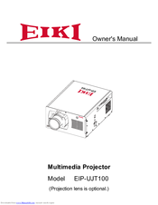 Eiki EIP-UJT100 Owner's Manual