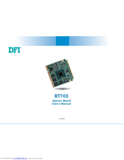 DFI BT700 User Manual