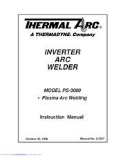 Thermal Arc PS-3000 Instruction Manual