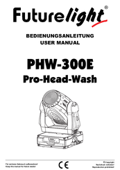 Future light PHW-300E User Manual