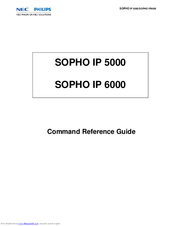 NEC Sopho ip 6000 Command Reference Manual