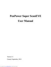 Penpower Technology Super ScanEYE User Manual