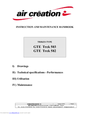 Air Creation GTE Trek 503 Instruction And Maintenance Manual