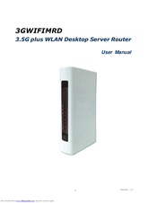 Solwise 3GWIFIMRD User Manual