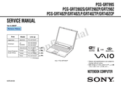Sony PCG-GRT40ZLP Service Manual