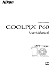 Nikon CoolPix P60 User Manual