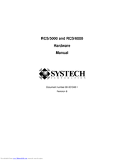 Systech Corporation RCS/6000 Hardware Manual