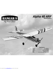 Hangar 9 Alpha 40 ARF Assembly Manual