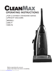 CleanMax CMS-1N Operating Instructions Manual