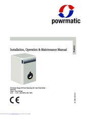 Powrmatic PG Series G 07 Installation, Operation & Maintenance Manual