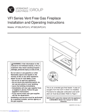 Vermont Castings VFI33LNV Installation And Operating Instructions Manual