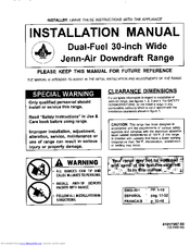 Jenn-Air 8181P367-60 Installation Manual