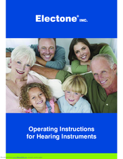 Electone 06E123456R Operating Instructions Manual
