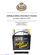 King Edward Classic Operating Instructions Manual