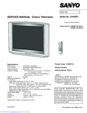 Sanyo CP29EF1 Service Manual