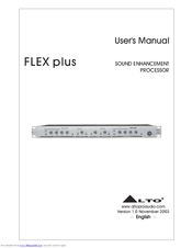 Alto FLEX plus User Manual