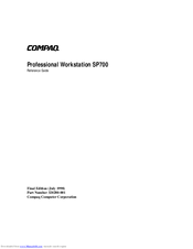 Compaq Professional SP700 Reference Manual