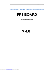 Gloview FP3 Quick Start Manual