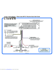 Phase Linear MP1311 Quick Start Manual