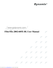 Dynamix FiberMix 2802-60FE-BL User Manual