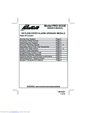 PURSUIT PRO9233E Owner's Manual