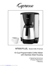 Capresso MG900 Manuals | ManualsLib