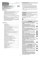 Redwall Redscan RLS-3060L Installation Instructions Manual