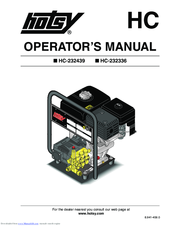 Hotsy HC-232439 Operator's Manual