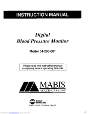Mabis 004-203-001 Instruction Manual