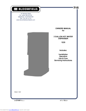 Bloomfield 1228 Owner's Manual