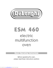 DeLonghi ESM 460 User Operating Instructions Manual