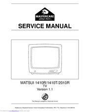 Matsui 2010R Service Manual