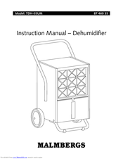 Malmbergs TDH-55UM Instruction Manual