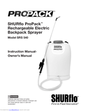 SHURflo ProPack SRS 540 Instruction Manual
