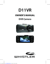 Whistler D11VR Owners Manual/Install Manual