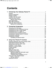 Gateway GTW-P42M102 User Manual