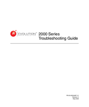 R/Evolution 2000 Series Troubleshooting Manual