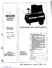 Sears 919.176850 Owner's Manual