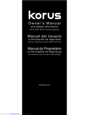 Korus M20L Owner's Manual
