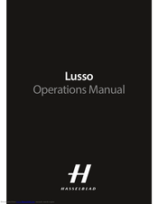 Hasselblad Lusso Operation Manual