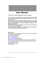 MotoRader 1R User Manual