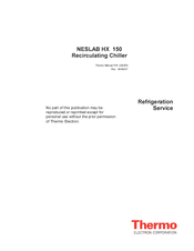 Thermo NESLAB HX 150 Service Manual